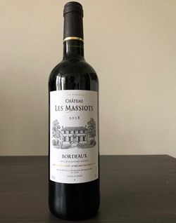 Vin de Bordeaux. Bordeaux, Château les Massiots, 2018.