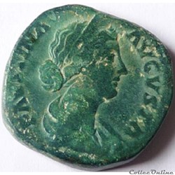 Faustine la jeune 147 et +/Sesterce/Rome/RIC III 1646