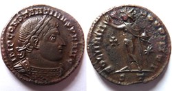 RIC 45/Constantin 1er 316/Ticinum/SOLI INVICTO COMITI