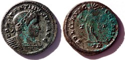 RIC 873/Constantin 1er 312-313/Trèves/SOLI INVICTO COMITI