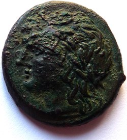 Monnaie de Sicile - Hiketas II 287-278