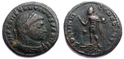 RIC 31/Constantin 1er 317/Siscia/SOLI INVICTO COMITI