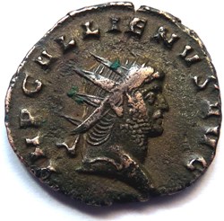 Gallien 260-268/Milan/VIRTVS AVG (Esculape)
