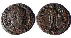 RIC 135a/Constantin 1er 312-313/Ticinum/SOLI INVICTO COMITI
