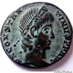 Constantin II 337-340/Constantinople/GLORIA EXERCITVS