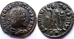 RIC 8 var/Constantin 1er 313-314/Ticinum/SOLI INVICTO COMITI
