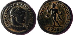 RIC 31/Constantin 1er 317/Siscia/SOLI INVICTO COMITI