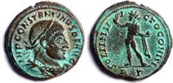 RIC 57/Constantin 1er 316-317/Rome/SOLI INVICTO COMITI