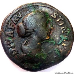 Faustine la Jeune 176-180/Sesterce/Rome/RIC III 1715