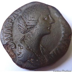 Faustine la Jeune 175-176/Sesterce/Rome/RIC III 1702