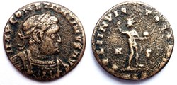 RIC 62/Constantin 1er 316-317/Lyon/SOLI INVICTO COMITI