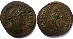 RIC 34/Constantin 1er 315-316/Lyon/SOLI INVICTO COMITI