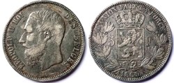 5 francs Léopold II 1869