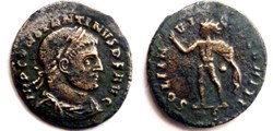 RIC 329a var/Constantin 1er 312-313/Rome/SOLI INVICTO COMITI