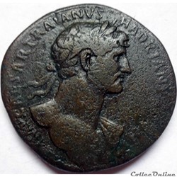 Hadrien 118/Sesterce/Rome/RIC II 551a
