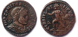 RIC 80/Constantin 1er 317/Rome/CLARITAS REIPVBLICAE