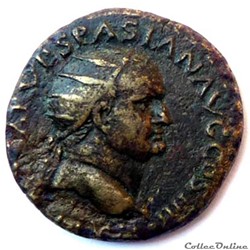 Vespasien 72-73/Dupondius/Lyon/PAX AVG