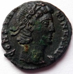 Constantin II 337-340/Héraclée/GLORIA EXERCITVS