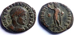 RIC 16/Constantin 1er 314/Ticinum/SOLI INVICTO COMITI