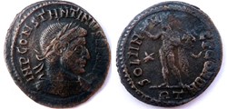 RIC 49 var/Constantin 1er 316/Rome/SOLI INVICT COM D N