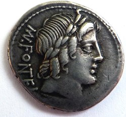 Gens Fonteia -85/Denier/Apollon Véjovis