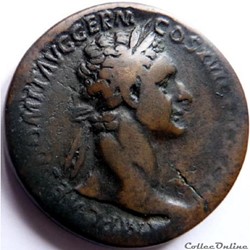 Domitien 92-94/Sesterce/Rome/IOVI VICTORI