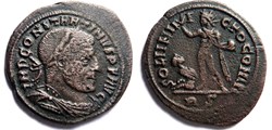 RIC 55/Constantin 1er 316-317/Rome/SOLI INVICTO COMITI