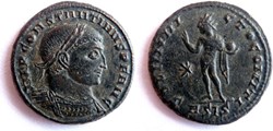 RIC 32/Constantin 1er 317/Siscia/SOLI INVICTO COMITI