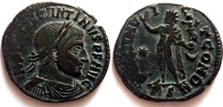 RIC 49/Constantin 1er 316/Rome/SOLI INVICT COM DN