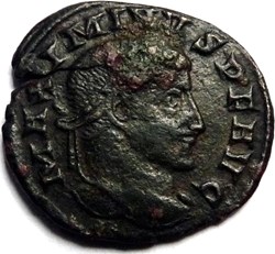 Maximin Daia auguste 312-313/Ticinum/SOLI INVICTO COMITI