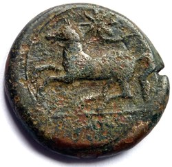 Monnaie de Sicile - Dionisios II (Denys le Jeune 397-342)