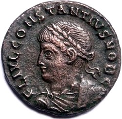 Constance II 325-326/Antioche/PROVIDENTIAE CAESS