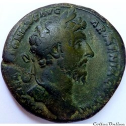 Marc Aurèle 165/sesterce/Rome/RIC 898