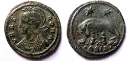 Constantin 1er 334-335/Siscia/VRBS ROMA