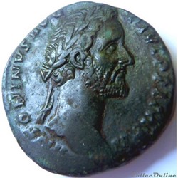 Antonin le Pieux 155-156/Sesterce/Rome/RIC III 941