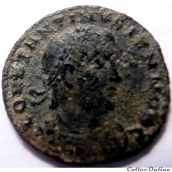 Constantin II 336-337/Thessalonique/GLORIA EXERCITVS