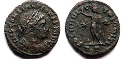 RIC 8/Constantin 1er 313-314/Ticinum/SOLI INVICTO COMITI