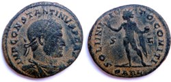 RIC 57var/Constantin 1er 314-315/Arles/SOLI INVICTO COMITI