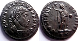RIC 131a/Constantin 1er 312-313/Ticinum/SOLI INVICTO COMITI