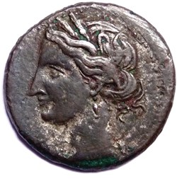Monnaie de Carthage 203-201 av JC