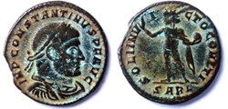 RIC 40/Constantin 1er 313-314/Arles/SOLI INVICTO COMITI