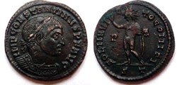RIC 68/Constantin 1er 317-318/Ticinum/SOLI INVICTO COMITI