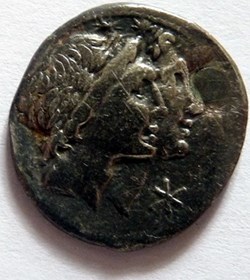 Gens Fonteia -108/-107/ Denier/Castor et Polux