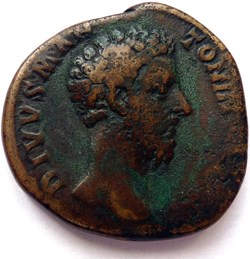 Marc Aurèle 180/Sesterce/Rome/RIC III 654