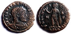 RIC 100/Constantin 1er 316/Arles/SOLI INVICTO COMITI