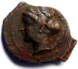 Monnaie de Sicile - Dionisios 1er (Denys l'Ancien 431-367)