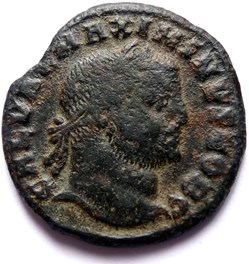 Maximin Daia césar 309-310/Cyzique/VIRTVTI EXERCITVS