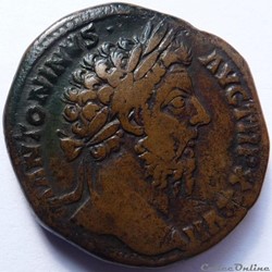 Marc-Aurèle 172-173/Sesterce/Rome/RIC III 1064