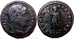 GLORIA EXERCITVS/327-328/Constantinople