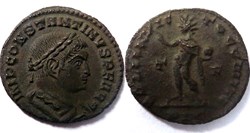 RIC 15/Constantin 1er 313-315/Lyon/SOLI INVICTO COMITI